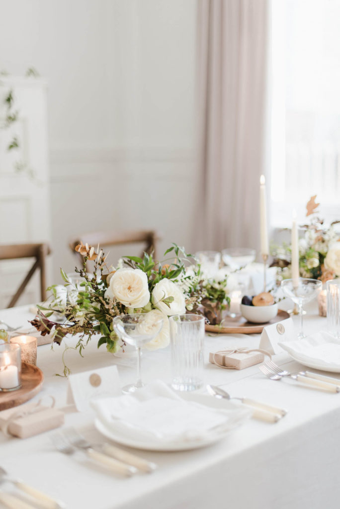 Wedding Flowers on table